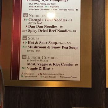 Gu's Dumplings - One part of their menu - Szechuan Near Me - Atlanta, Georgia Gu's Dumplings - One part of their menu - Szechuan Near Me - Atlanta, Georgia