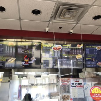 Touchdown Wings - the menu of a fast food restaurant - Chicken Wings Near Me - Marietta, Georgia