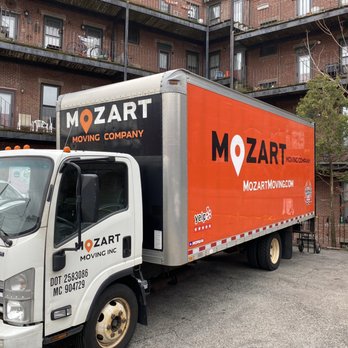 Mozart Moving - Truck easily fit in small parking lot, as to not block other residents - Movers Near Me - Boston, Massachusetts