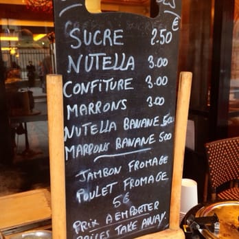 À l'Ombre de Notre Dame - Crepes sucres menu - Cafes Near Me - Paris, 75 À l'Ombre de Notre Dame - Crepes sucres menu - Cafes Near Me - Paris, 75