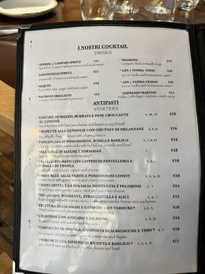 Menu photo 6 Osteria di Agrippa Roma, AG
