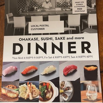 JUGEMU - Flyer in the mail - Sushi Bars Near Me - Cresskill, New Jersey