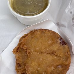 Ossies Fish Bar - Fried spam