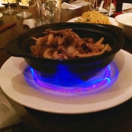 Campfire Steak has a ring of fire around the dish and was delicious