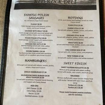 Red Rock Deli - Menu2 - Delis Near Me - Albuquerque, New Mexico
