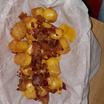 Dans Old Time Diner - Bacon cheese tots. Overpriced at $4.20. - Cafes Near Me - Oklahoma City, Oklahoma Dans Old Time Diner - Bacon cheese tots. Overpriced at $4.20. - Cafes Near Me - Oklahoma City, Oklahoma