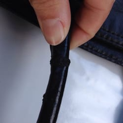 Shoe Doctor - Black tar like substance instead of replacing handle as requested