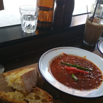 Penny University - Fakès (Greek lentil soup) with buttery crusty bread. - Coffee & Tea Near Me Penny University - Fakès (Greek lentil soup) with buttery crusty bread. - Coffee & Tea Near Me