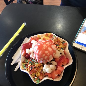 Coffee Haus - Strawberry bing soo amazing it's like eating a big bowl of cereal with ice cream in it! - Coffee & Tea Near Me - Schaumburg, Illinois Coffee Haus - Strawberry bing soo amazing it's like eating a big bowl of cereal with ice cream in it! - Coffee & Tea Near Me - Schaumburg, Illinois