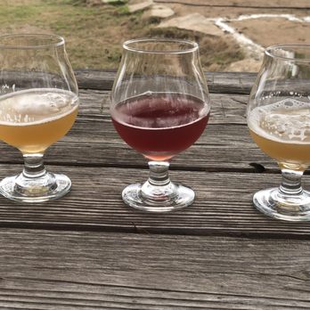 Jester King Brewery - Sangiovese sour in the center. - Breweries Near Me - Austin, Texas Jester King Brewery - Sangiovese sour in the center. - Breweries Near Me - Austin, Texas