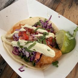 Rockfish taco