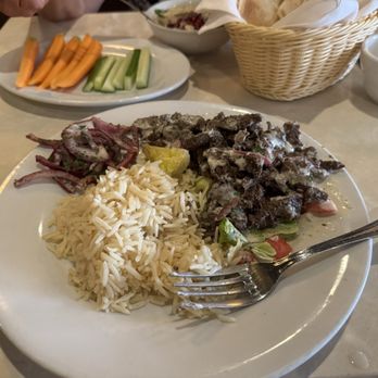 Leyla Fine Lebanese Cuisine - Beef Shawarma, and rice - Lebanese Near Me - Charleston, South Carolina Leyla Fine Lebanese Cuisine - Beef Shawarma, and rice - Lebanese Near Me - Charleston, South Carolina