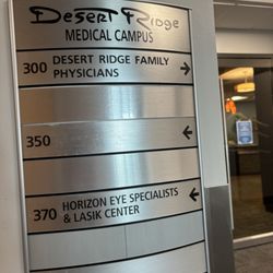 Desert Ridge Outpatient Surgery Center - Upstairs directory