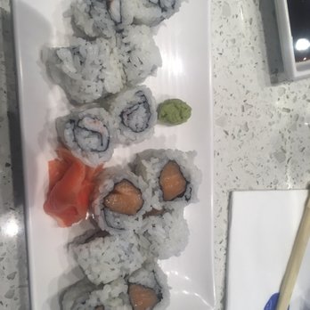 Sora - This "sushi" was $18. Lol... look closely--they stuff the rolls full of rice - Sushi Bars Near Me - Detroit, Michigan Sora - This "sushi" was $18. Lol... look closely--they stuff the rolls full of rice - Sushi Bars Near Me - Detroit, Michigan