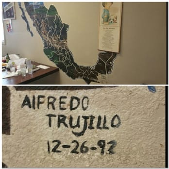 El Patio Restaurant - We happen to be here eating exactly 22 years after this painting was created. - Mexican Near Me - Hamilton City, California El Patio Restaurant - We happen to be here eating exactly 22 years after this painting was created. - Mexican Near Me - Hamilton City, California