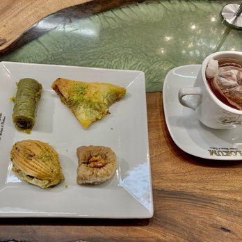 LOKUM - Pistachio roll, shell shape pistachio, creamy pistachio, birdnest walnut + apple cinnamon tea (8oz). Total $22 - Coffee & Tea Near Me - Santa Barbara, California LOKUM - Pistachio roll, shell shape pistachio, creamy pistachio, birdnest walnut + apple cinnamon tea (8oz). Total $22 - Coffee & Tea Near Me - Santa Barbara, California