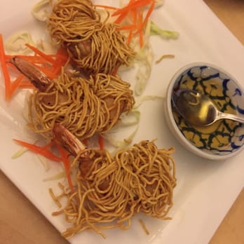 Thai House - Fried shrimp. There were more but we ate it lol - Thai Near Me - Bakersfield, California Thai House - Fried shrimp. There were more but we ate it lol - Thai Near Me - Bakersfield, California