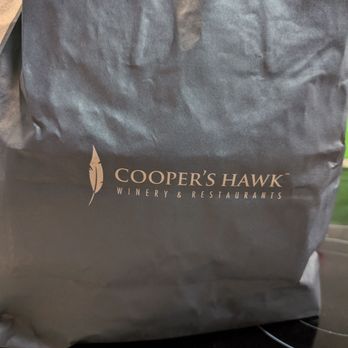 Cooper’s Hawk Winery & Restaurant - Cute to go bag. - American Near Me - Madison, Alabama