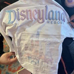 Disneyland Spirit Jersey for Kids~ Our eldest wore this sweet pastel, glittering top under her Princess Aurora Dress!