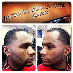 Al's Millennium Cuts - Once again our Work speaks for itself!!! Razor sharp Haircut open 7 days a week. Haircut done by Roger.