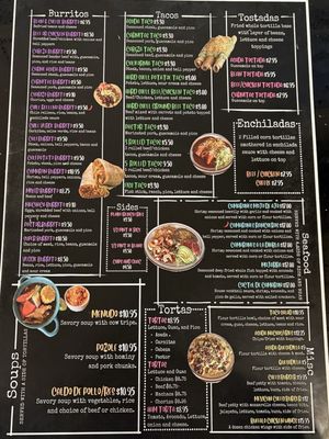 Menu photo 4 Rubalcaba Taco Shop Pahrump, NV