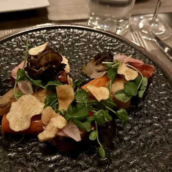 Decant - Snake River Wagyu with root vegetables, mushrooms & truffle jus - New American Near Me - Medford, Oregon