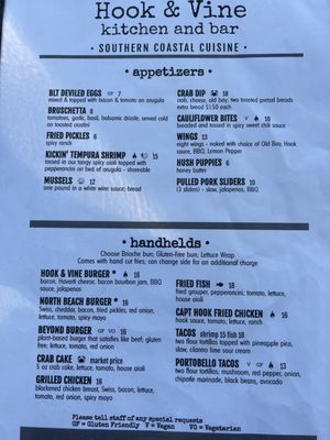 Menu photo 4 Hook & Vine - Kitchen and Bar North Beach, MD Menu photo 4 Hook & Vine - Kitchen and Bar North Beach, MD