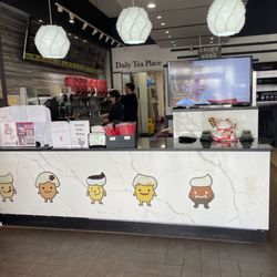 The front counter