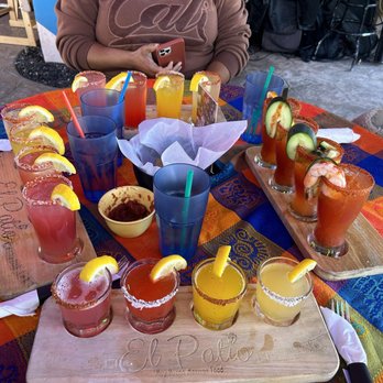 El Patio Restaurant - Candy shooter flight Michelada Flight 2 Margarita Flights - Mexican Near Me - Fresno, California El Patio Restaurant - Candy shooter flight Michelada Flight 2 Margarita Flights - Mexican Near Me - Fresno, California