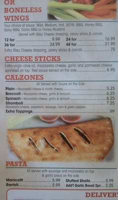 Menu photo 3 Yaghi's New York Pizzeria Austin, TX