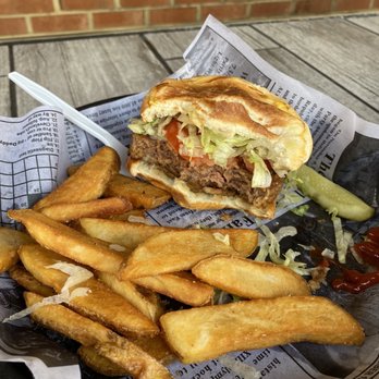 McGrath's Burger Shack - Beyond burger with mushrooms and Swiss. - Burgers Near Me - Chesapeake, Virginia McGrath's Burger Shack - Beyond burger with mushrooms and Swiss. - Burgers Near Me - Chesapeake, Virginia