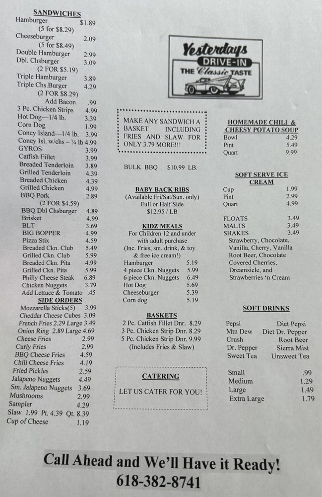 YESTERDAY’S DRIVEIN Updated September 2024 16 Reviews 709 Oak St