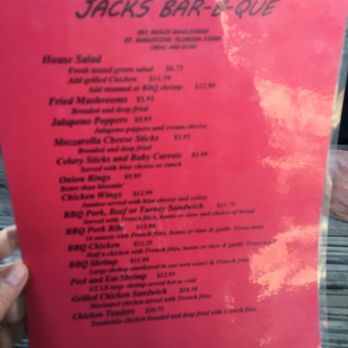 Jacks BBQ - Barbeque Near Me - Saint Augustine, Florida