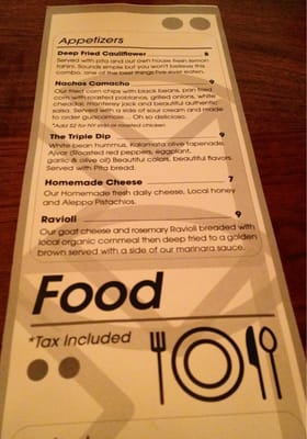Menu photo 7 Clockwork Raleigh, NC