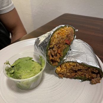 Mami Cheli’s - Regular burrito with asada and side of "guac" (read review) - Mexican Near Me - Menlo Park, California