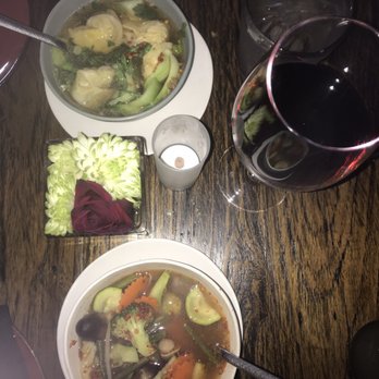 Thai District - my tom yum soup that turned me into an actual chili pepper with legs & my boyfriends Wonton Soup - Thai Near Me - Long Beach, California Thai District - my tom yum soup that turned me into an actual chili pepper with legs & my boyfriends Wonton Soup - Thai Near Me - Long Beach, California