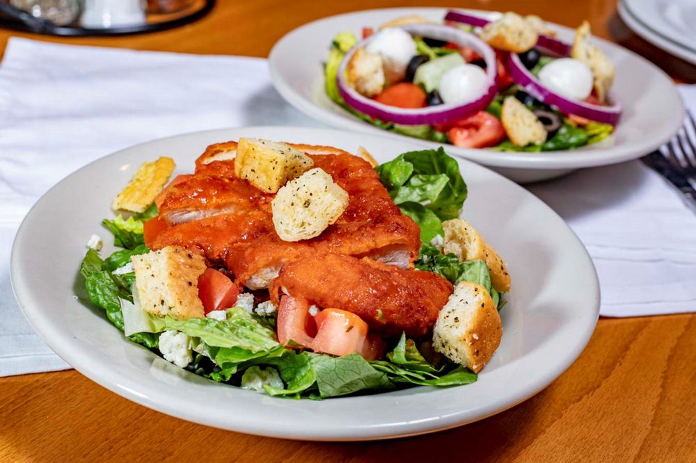 Order Buffalo Chicken Salad  (Small) food online from Charlie Foxe's Pizza store, St. Charles on bringmethat.com