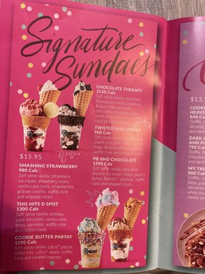 Menu photo 7 D Spot Desserts Guelph, ON