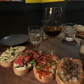 Postino Broadway - BRUSCHETTA ( CHOOSE 4 ) - Wine Bars Near Me - Denver, Colorado Postino Broadway - BRUSCHETTA ( CHOOSE 4 ) - Wine Bars Near Me - Denver, Colorado