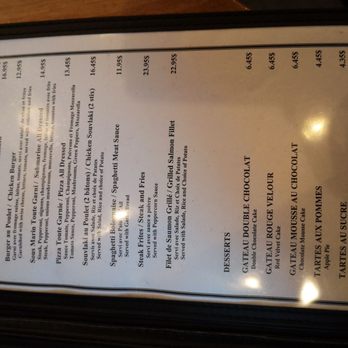 La Grosse - a menu on a table - Brasseries Near Me - Montreal, Quebec La Grosse - a menu on a table - Brasseries Near Me - Montreal, Quebec