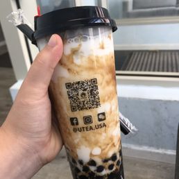 Dirty Milk Tea with Brown Sugar Bubblehei Tang Bo Ba Zang Zang Nai Cha