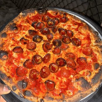 Lazy Bones Pizza - Pepperoni Pizza with Hot Honey - Pop-Up Restaurants Near Me - Washington, DC, District of Columbia