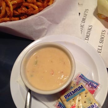 New Jersey's Restaurant - Cup of clam chowder with the curly fries photo bombing in the back! - Cheesesteaks Near Me - Campbell, California New Jersey's Restaurant - Cup of clam chowder with the curly fries photo bombing in the back! - Cheesesteaks Near Me - Campbell, California