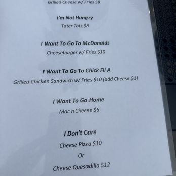 Vanished Valley Brewing - Kids Menu - Breweries Near Me - Ludlow, Massachusetts