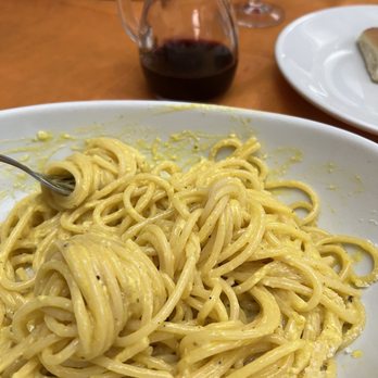 Trattoria Vecchia Roma - Carbonara and cacio e pepe I believe - Roman Near Me - Rome, RM Trattoria Vecchia Roma - Carbonara and cacio e pepe I believe - Roman Near Me - Rome, RM