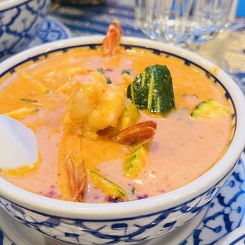 Bahn Thai Restaurant - Red curry with Shrimp - Thai Near Me - Fairbanks, Alaska Bahn Thai Restaurant - Red curry with Shrimp - Thai Near Me - Fairbanks, Alaska
