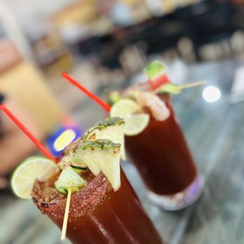 Mariscos Villa Del Mar - Michelada de Piña & watermelon michelada - Seafood Near Me - La Mirada, California Mariscos Villa Del Mar - Michelada de Piña & watermelon michelada - Seafood Near Me - La Mirada, California