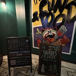 Snakes & Lattes Chicago - Photo of the entryway into Snakes and Lattes.