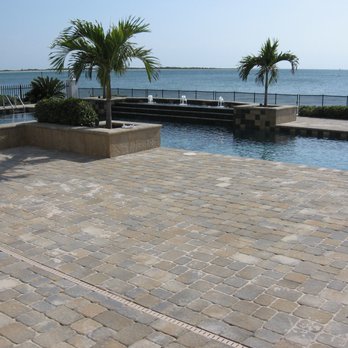 Bay Brick Pavers - a view of the pool and the beach - General Contractors Near Me - Tampa, Florida Bay Brick Pavers - a view of the pool and the beach - General Contractors Near Me - Tampa, Florida