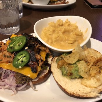 Native Foods - Carne Asada Burger with a side of macaroni. I definitely recommend this burger but would choose a different side next time. - Desserts Near Me - Glendale, Colorado Native Foods - Carne Asada Burger with a side of macaroni. I definitely recommend this burger but would choose a different side next time. - Desserts Near Me - Glendale, Colorado